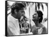 La Nuit by l'iguane THE NIGHT OF THE IGUANA by John Huston with Richard Burton and Ava Gardner, 196-null-Framed Stretched Canvas