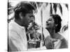 La Nuit by l'iguane THE NIGHT OF THE IGUANA by John Huston with Richard Burton and Ava Gardner, 196-null-Stretched Canvas