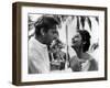 La Nuit by l'iguane THE NIGHT OF THE IGUANA by John Huston with Richard Burton and Ava Gardner, 196-null-Framed Photo