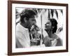 La Nuit by l'iguane THE NIGHT OF THE IGUANA by John Huston with Richard Burton and Ava Gardner, 196-null-Framed Photo