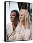 La Nuit by l'iguane THE NIGHT OF THE IGUANA by John Huston with Richard Burton and Sue Lyon, 1964 (-null-Framed Stretched Canvas