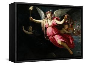 La Nuit Et L'Aurore (Night and Daw)-Jean-Baptiste de Champaigne-Framed Stretched Canvas