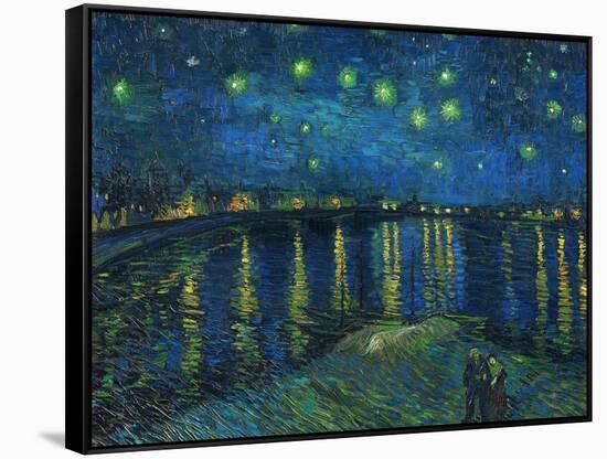 La nuit etoilee-Starry night, Arles 1888 Canvas R. F. 1975-19.-Vincent van Gogh-Framed Stretched Canvas