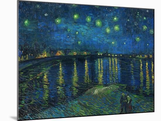 La nuit etoilee-Starry night, Arles 1888 Canvas R. F. 1975-19.-Vincent van Gogh-Mounted Giclee Print