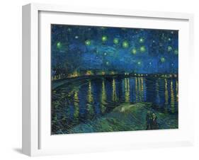 La nuit etoilee-Starry night, Arles 1888 Canvas R. F. 1975-19.-Vincent van Gogh-Framed Giclee Print