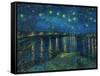 La nuit etoilee-Starry night, Arles 1888 Canvas R. F. 1975-19.-Vincent van Gogh-Framed Stretched Canvas