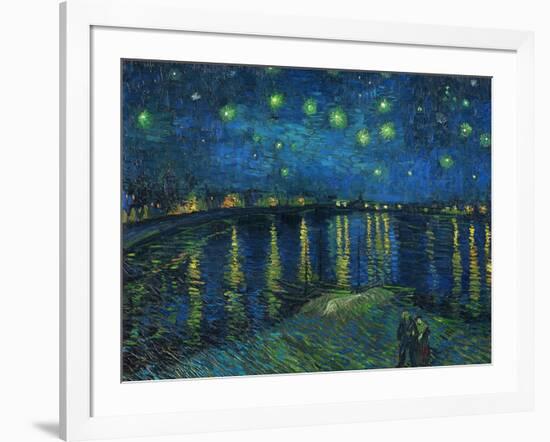 La nuit etoilee-Starry night, Arles 1888 Canvas R. F. 1975-19.-Vincent van Gogh-Framed Giclee Print