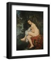 La Nymphe surprise, 1861-Edouard Manet-Framed Art Print