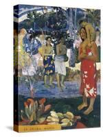 La Orana Maria (Hail Mary)-Paul Gauguin-Stretched Canvas