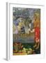 La Orana Maria (Hail Mary)-Paul Gauguin-Framed Art Print