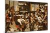 La Paiement Du Dime-Pieter Bruegel the Elder-Mounted Giclee Print