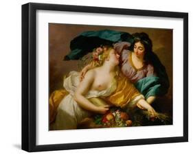 La Paix ramenant lAbondance-Peace leads abundance, 1780-Marie-Louise-Élisabeth Vigee-Lebrun-Framed Giclee Print