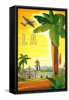 La Palm Tree-null-Framed Stretched Canvas