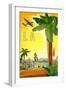 La Palm Tree-null-Framed Giclee Print