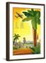 La Palm Tree-null-Framed Giclee Print