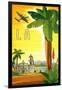 La Palm Tree-null-Framed Giclee Print