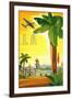 La Palm Tree-null-Framed Giclee Print