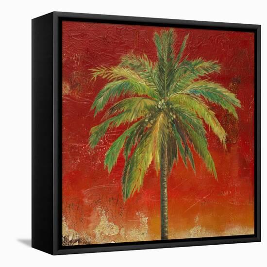 La Palma on Red I-Patricia Pinto-Framed Stretched Canvas