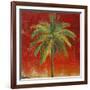 La Palma on Red I-Patricia Pinto-Framed Art Print