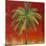 La Palma on Red I-Patricia Pinto-Mounted Art Print