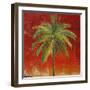 La Palma on Red I-Patricia Pinto-Framed Art Print