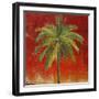 La Palma on Red I-Patricia Pinto-Framed Art Print