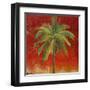 La Palma on Red I-Patricia Pinto-Framed Art Print