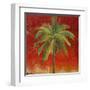 La Palma on Red I-Patricia Pinto-Framed Art Print