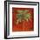 La Palma on Red II-Patricia Pinto-Framed Premium Giclee Print