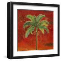 La Palma on Red II-Patricia Pinto-Framed Art Print