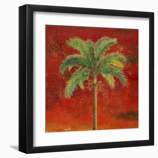La Palma on Red II-Patricia Pinto-Framed Art Print