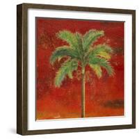 La Palma on Red II-Patricia Pinto-Framed Art Print