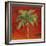 La Palma on Red II-Patricia Pinto-Framed Art Print