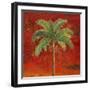 La Palma on Red II-Patricia Pinto-Framed Art Print