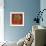 La Palma on Red II-Patricia Pinto-Framed Art Print displayed on a wall