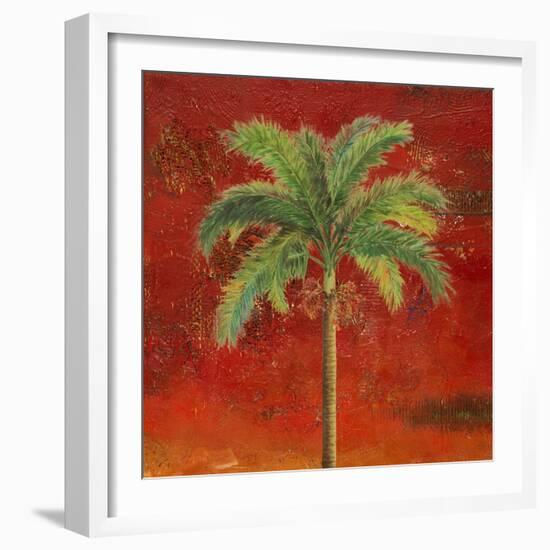 La Palma on Red II-Patricia Pinto-Framed Art Print