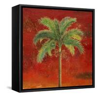 La Palma on Red II-Patricia Pinto-Framed Stretched Canvas