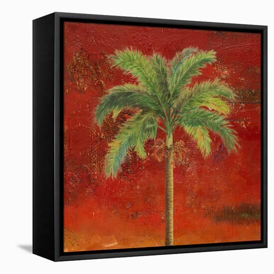 La Palma on Red II-Patricia Pinto-Framed Stretched Canvas
