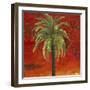 La Palma on Red III-Patricia Pinto-Framed Art Print