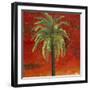 La Palma on Red III-Patricia Pinto-Framed Art Print