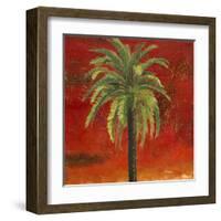 La Palma on Red III-Patricia Pinto-Framed Art Print