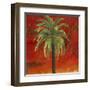 La Palma on Red III-Patricia Pinto-Framed Art Print