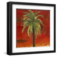 La Palma on Red III-Patricia Pinto-Framed Art Print