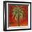 La Palma on Red III-Patricia Pinto-Framed Art Print