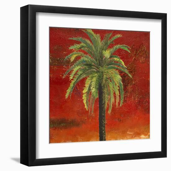 La Palma on Red III-Patricia Pinto-Framed Art Print