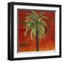 La Palma on Red III-Patricia Pinto-Framed Art Print