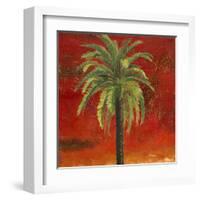 La Palma on Red III-Patricia Pinto-Framed Art Print