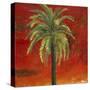 La Palma on Red III-Patricia Pinto-Stretched Canvas