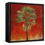 La Palma on Red IV-Patricia Pinto-Framed Stretched Canvas