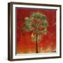 La Palma on Red IV-Patricia Pinto-Framed Art Print